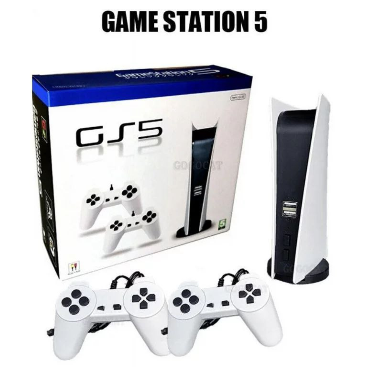 GS-5 pro game station | Classic Games Retro Av Output TV Gaming Console For Child, Plug & Play Retro TV Games