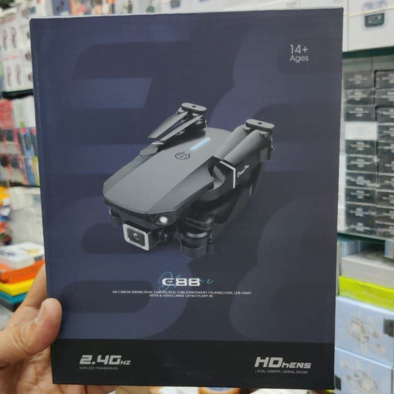 E88 DUAL BATTERY DUAL camera | E88 Mini Drone – Dual 1080P HD Camera FPV Drone for Kids & Adults