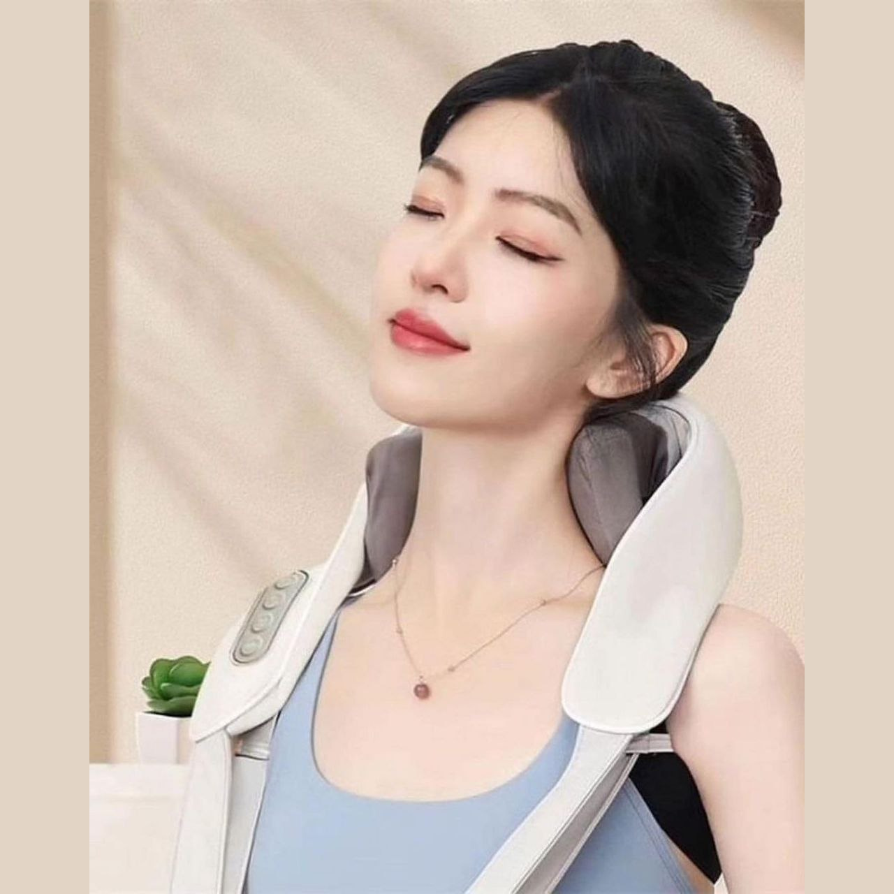 Shoulder & Neck Massager | Hands-free relaxation Experience | Cordless Neck Massager Relaxing Deep Tissue | Wearable Neck and Shoulder Massager for Neck, Back