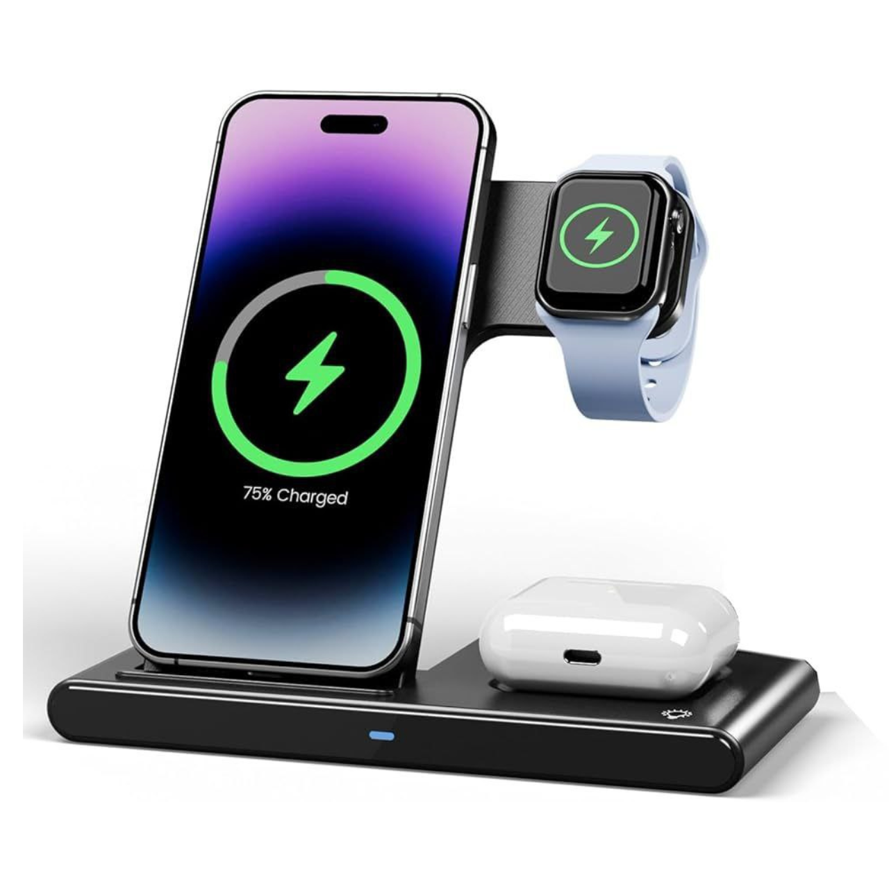 3-in-1 Wireless Charging Station – Compatible with iPhone | "One Charger. Three Devices. Zero Hassle."