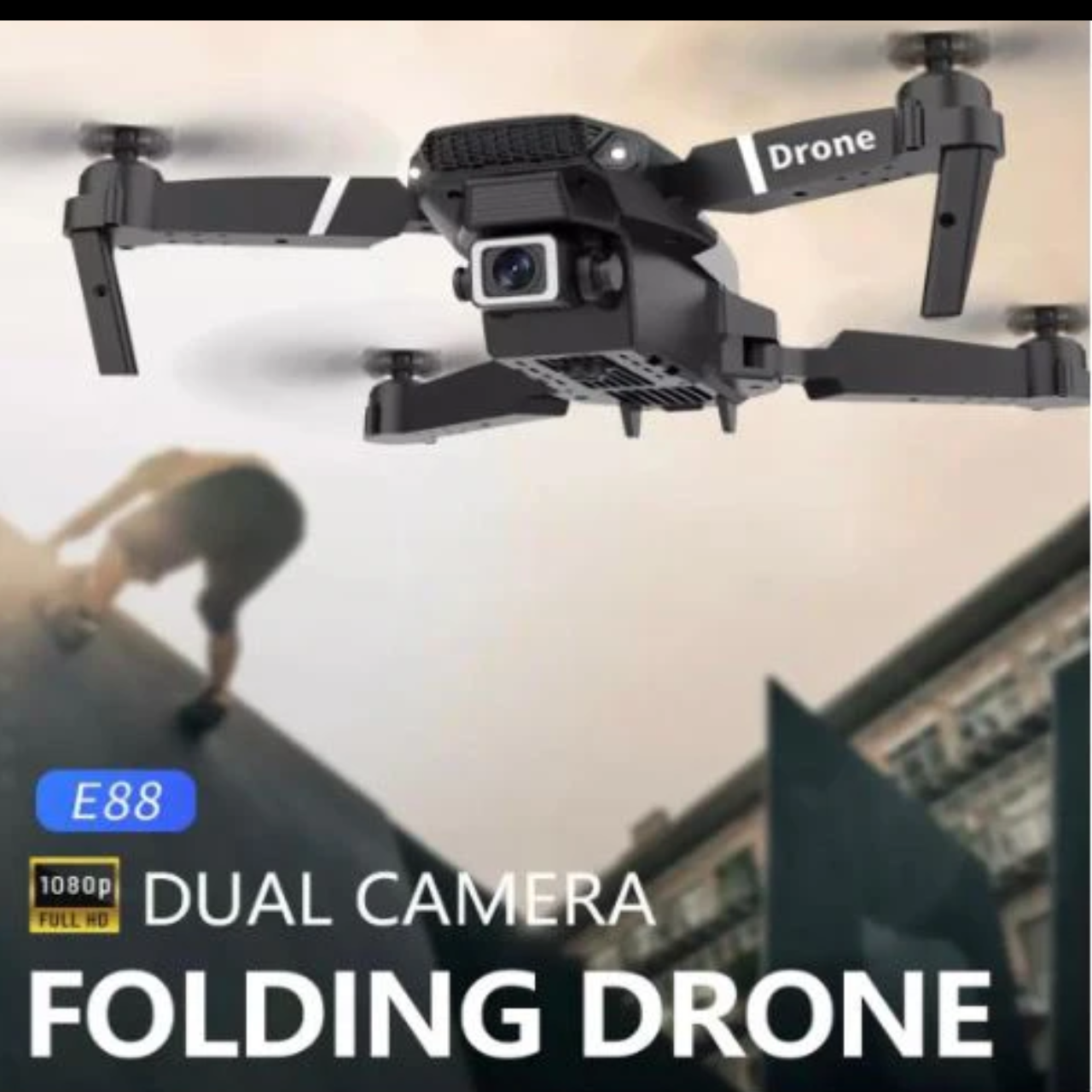 E88 DUAL BATTERY DUAL camera | E88 Mini Drone – Dual 1080P HD Camera FPV Drone for Kids & Adults