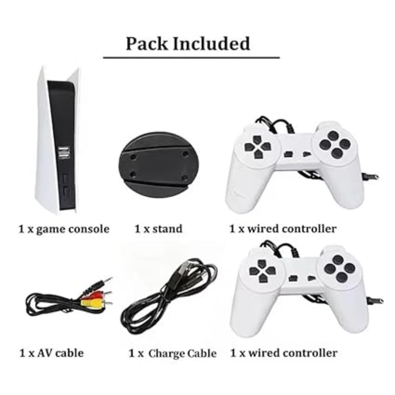 GS-5 pro game station | Classic Games Retro Av Output TV Gaming Console For Child, Plug & Play Retro TV Games