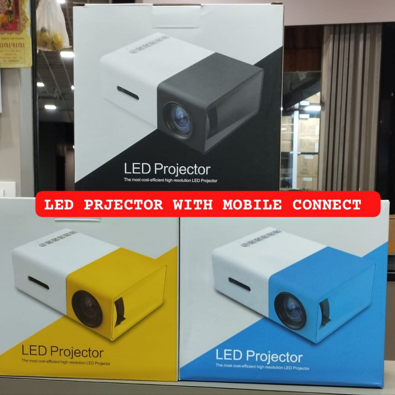 LED Projector | Portable, Adjustable, and Multi-Functional for Clear Viewing Anywhere