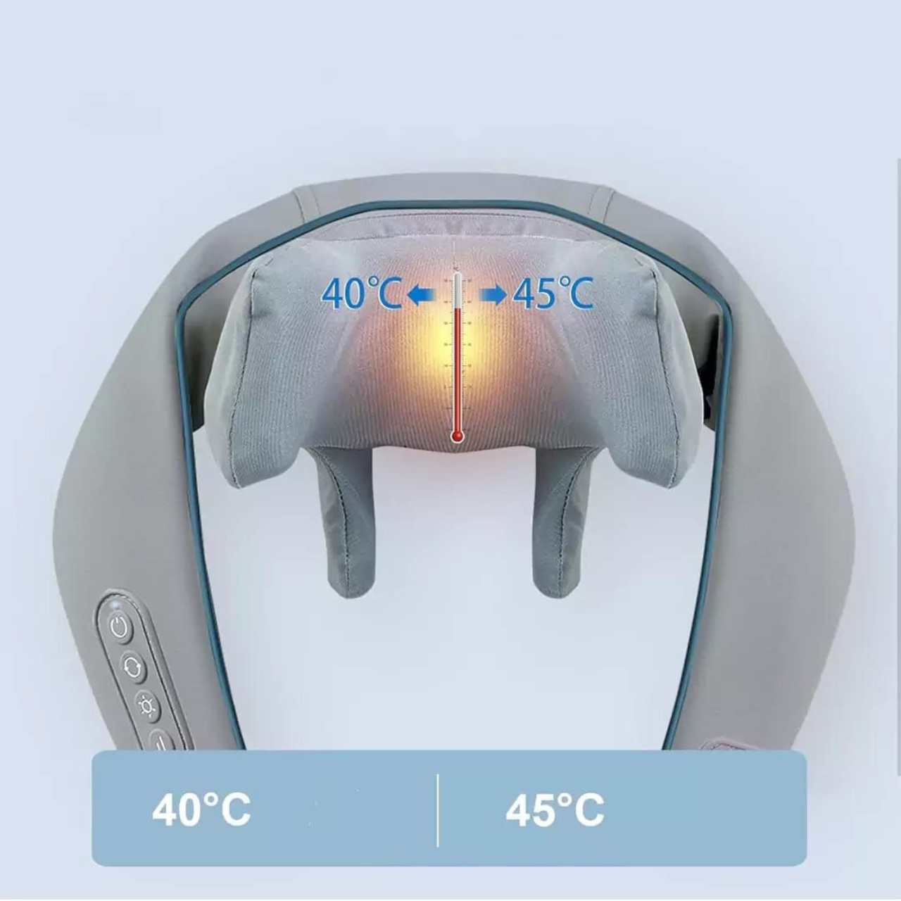 Shoulder & Neck Massager | Hands-free relaxation Experience | Cordless Neck Massager Relaxing Deep Tissue | Wearable Neck and Shoulder Massager for Neck, Back