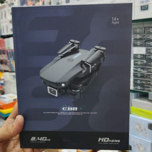 E88 DUAL BATTERY DUAL camera | E88 Mini Drone – Dual 1080P HD Camera FPV Drone for Kids & Adults