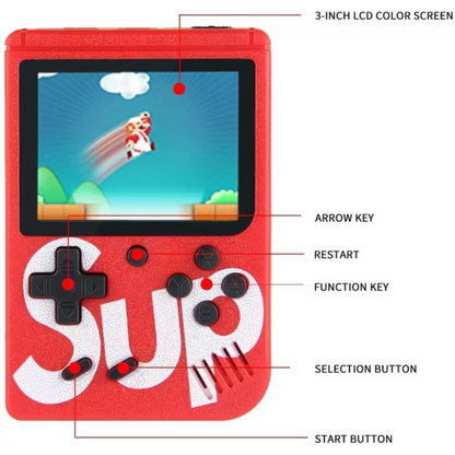 SUP GAME 400 in 1 Retro Game Box Console | Handheld Video Game Box with LED Screen – Portable Retro Gaming