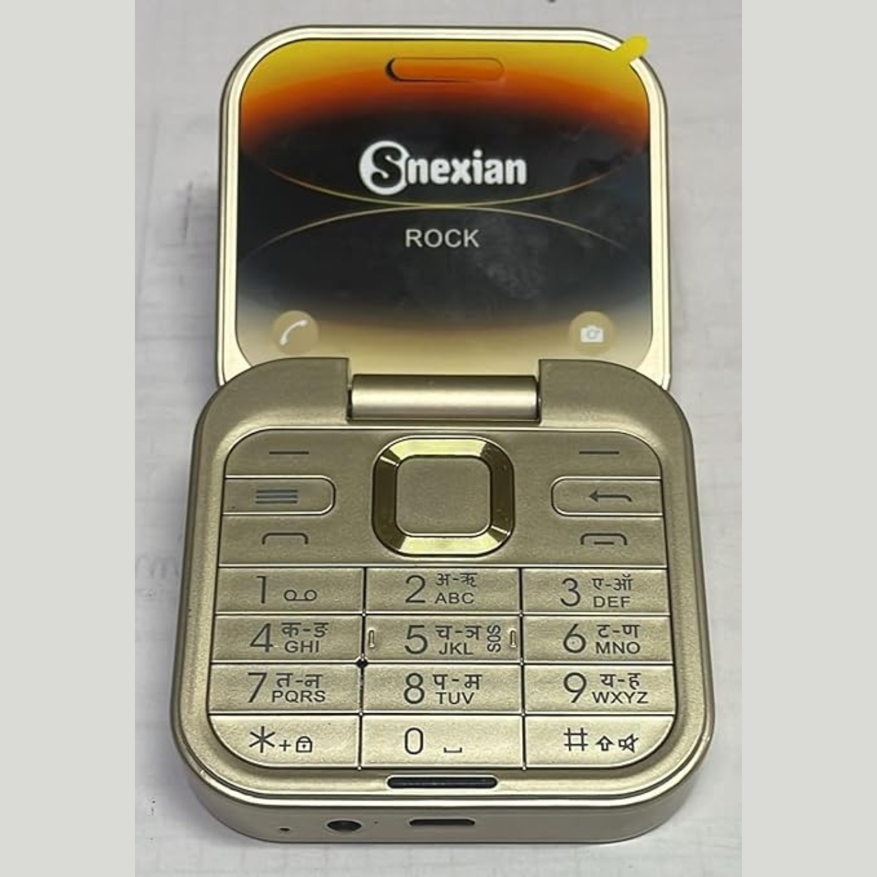 Snexian Rock and Flip Fold Mobile | Dual Sim Mobile with Torch, Lithium Polymer Battery, 1.8 Screen Size, Bluetooth, 2 GB Ram